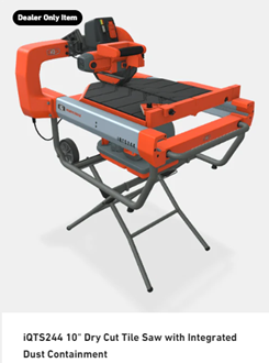 IQ TS244 DRY CUT TILE SAW